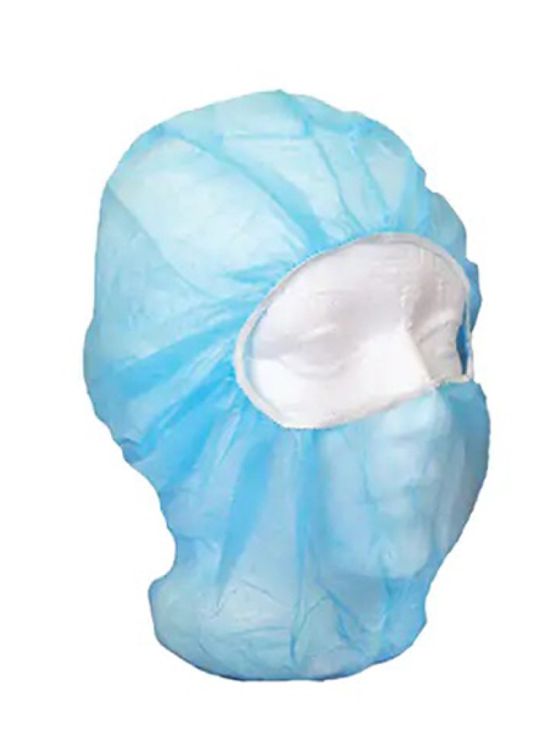Disposable Blue Balaclava Hood