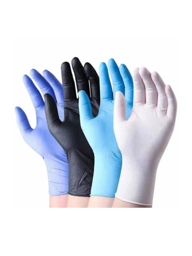 Nitrile Gloves Blue/Black