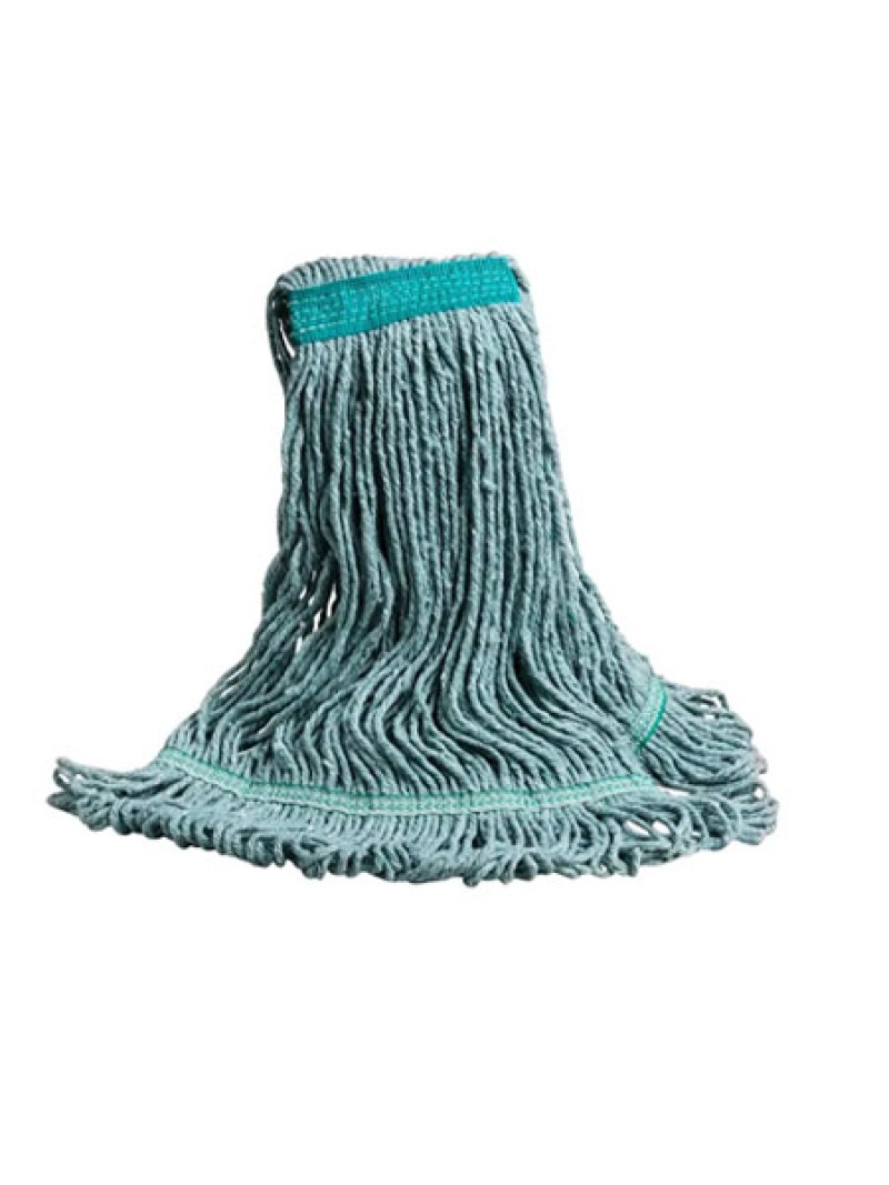 Super Looper™ Loop-End Wet Mop - Narrow Band - Medium - Green