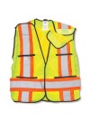 Lime Green 100% Polyester Soft Mesh Safety Vest