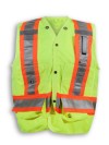 Lime 100% Polyester Surveyor Vest