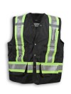 Black 100% Polyester Surveyor Vest