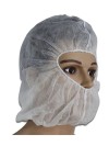 Disposable White Balaclava Hood