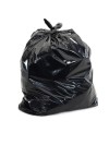 Garbage Bags, Black, Regular, 22 x 24- 500/Case